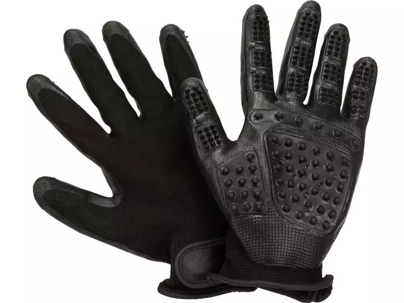 Trixie Bürste Fellpflege-Handschuhe, 1 Paar 1 Trixie Bürste Fellpflege-Handschuhe, 1 Paar