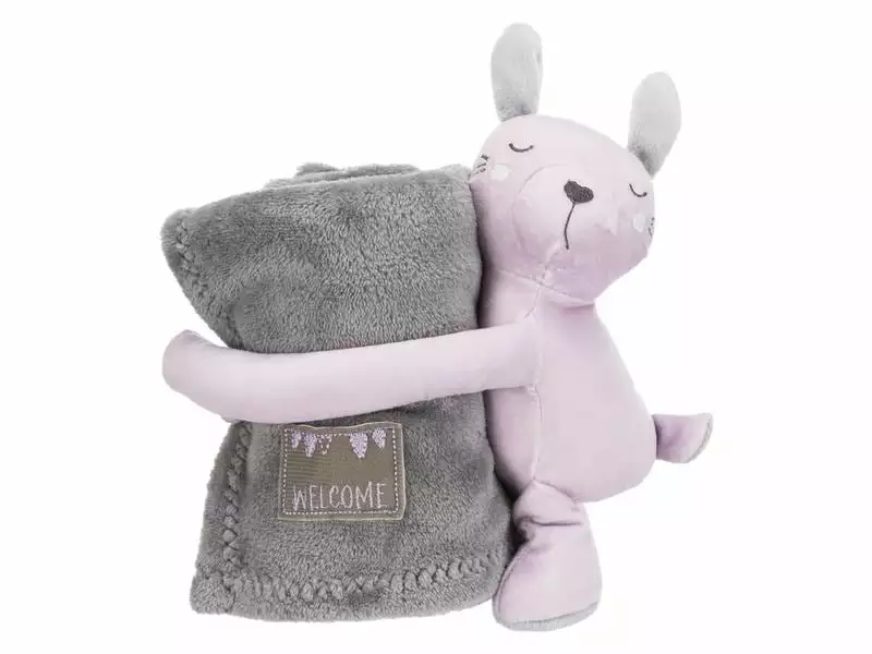 Trixie Welpen-Decke Junior, Set Decke und Hase 1 Trixie Welpen-Decke Junior, Set Decke und Hase
