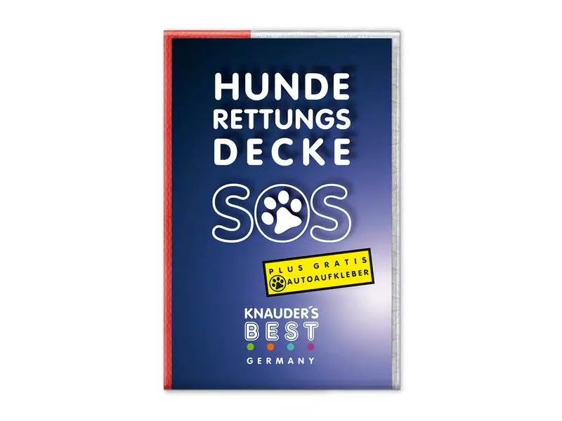 KNAUDER'S BEST Reise-Set SOS Hunde Rettungsdecke 2 KNAUDER'S BEST Reise-Set SOS Hunde Rettungsdecke - Image 2