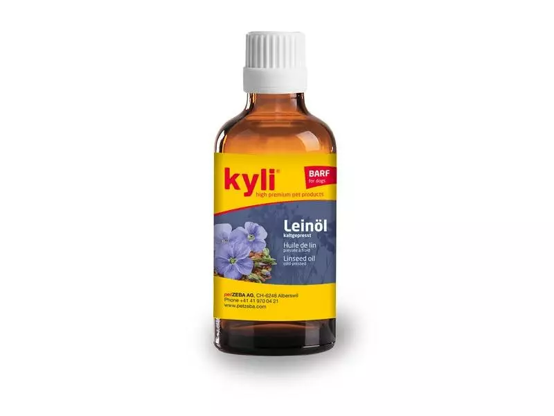 Kyli Hunde-Nahrungsergänzung Leinöl, 1 l 1 Kyli Hunde-Nahrungsergänzung Leinöl, 1 l