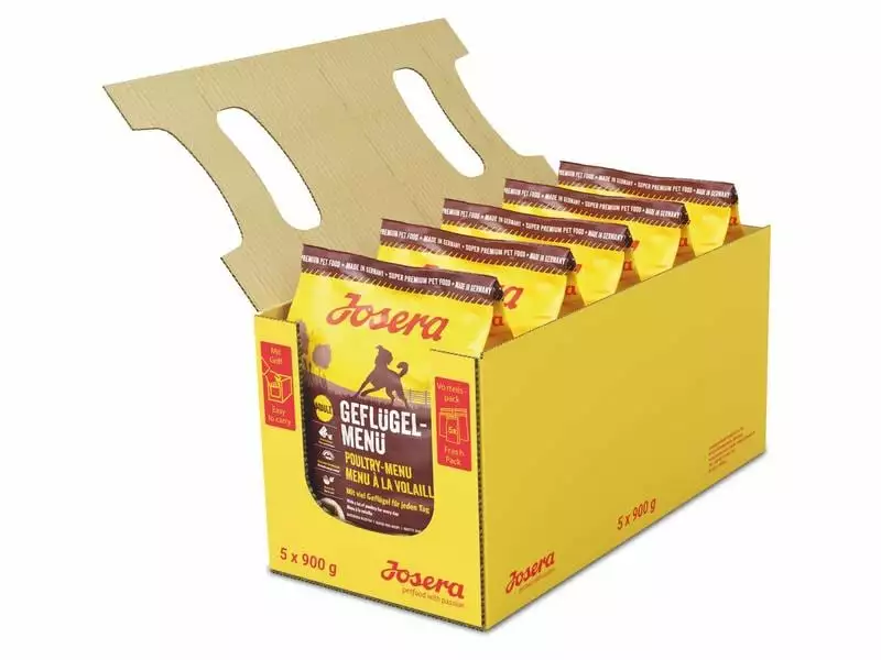 Josera Trockenfutter Geflügel Menü 5 x 0.9 kg 1 Josera Trockenfutter Geflügel Menü 5 x 0.9 kg