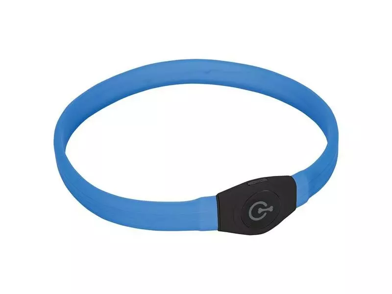 Karlie Leuchtring Visio Light LED Langhaar, blau 1 Karlie Leuchtring Visio Light LED Langhaar, blau