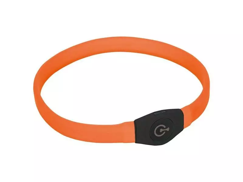 Karlie Leuchtring Visio Light LED Langhaar, orange 1 Karlie Leuchtring Visio Light LED Langhaar, orange