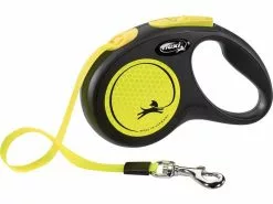 Flexi Hundeleine New Neon S Gurt, 5 m