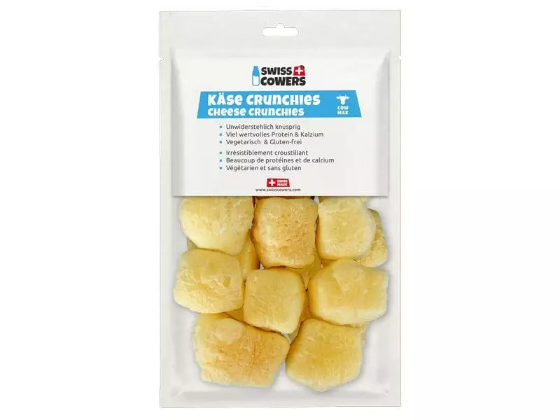 Swiss Cowers Leckerli Käse Crunchies, 80 g 1 Swiss Cowers Leckerli Käse Crunchies, 80 g