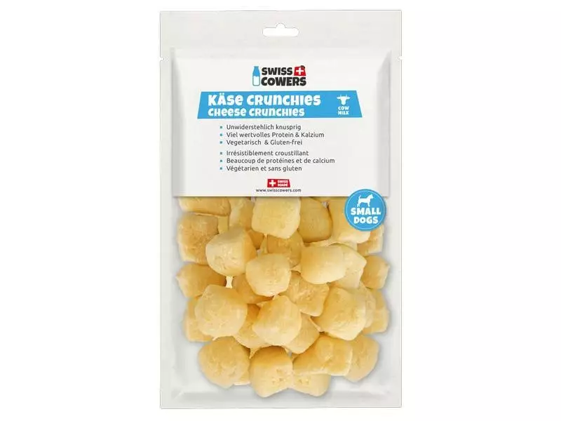 Swiss Cowers Leckerli Käse Crunchies small, 100 g 1 Swiss Cowers Leckerli Käse Crunchies small, 100 g