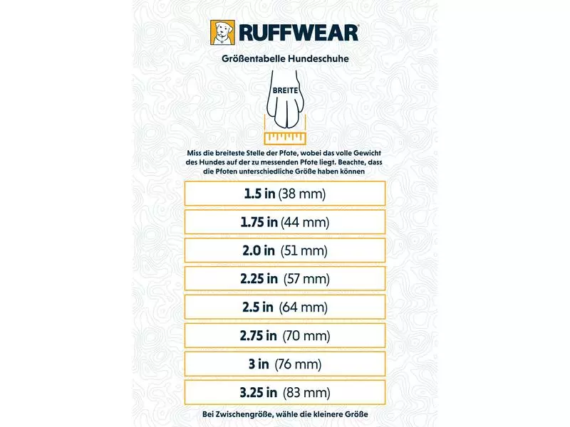 Ruffwear Pfotenschutz Grip Trex XXS, 2 Stück 3 Ruffwear Pfotenschutz Grip Trex XXS, 2 Stück - Image 3