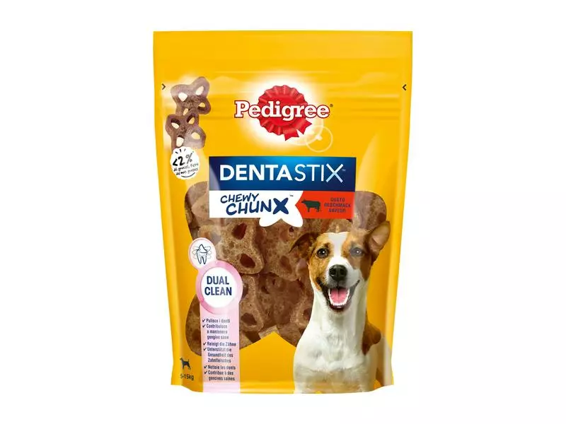 Pedigree Dentastix ChewyChnx Mini, mit Rind, 68 g 1 Pedigree Dentastix ChewyChnx Mini, mit Rind, 68 g