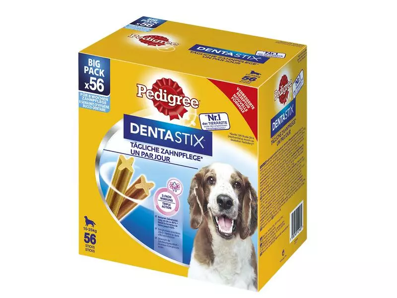 Pedigree Kaustange DentaStix Multipack, Medium, 56 Stück 1 Pedigree Kaustange DentaStix Multipack, Medium, 56 Stück
