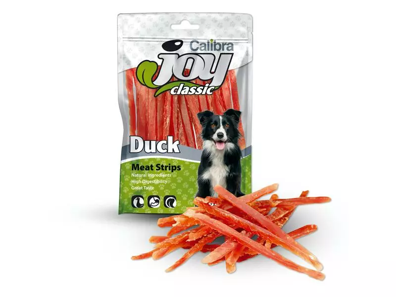 Calibra Joy Snack Dog Duck Strips, 80 g 1 Calibra Joy Snack Dog Duck Strips, 80 g