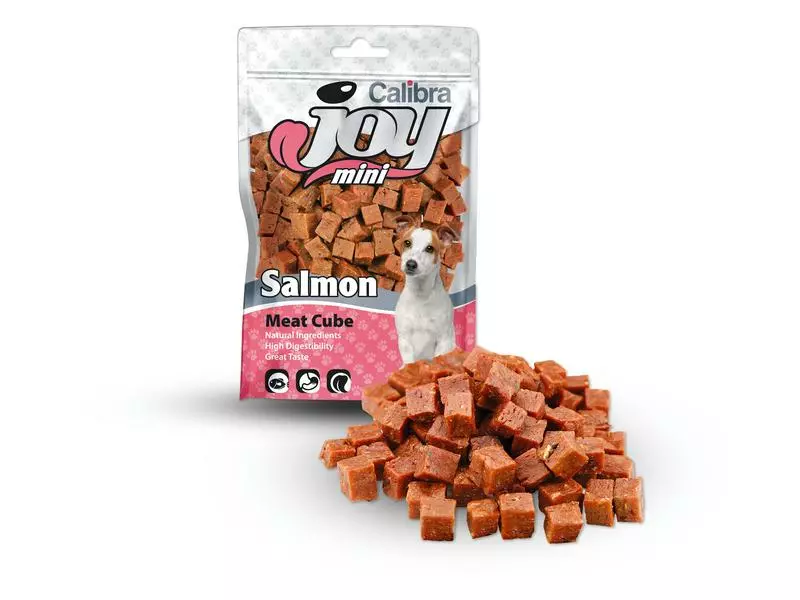 Calibra Joy Snack Dog Mini Salmon Cube, 70 g 1 Calibra Joy Snack Dog Mini Salmon Cube, 70 g