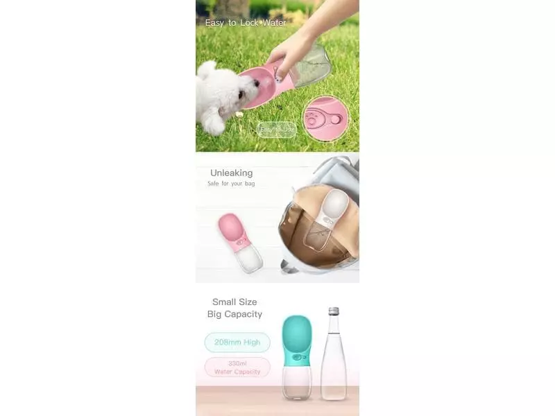 FTM Trinkflasche Blau, 350 ml 4 FTM Trinkflasche Blau, 350 ml - Image 4