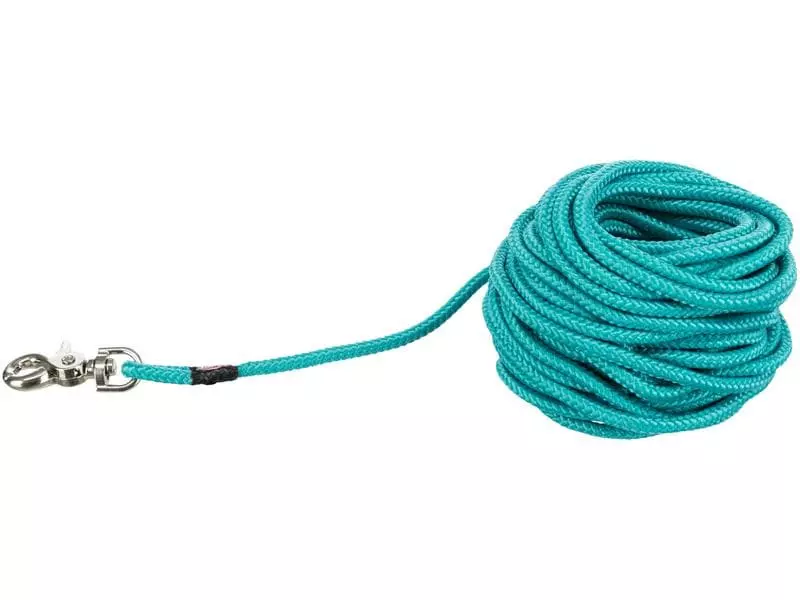 Trixie Schleppleine Trigger Snap Ozean, ø 6 mm / 15 m 1 Trixie Schleppleine Trigger Snap Ozean, ø 6 mm / 15 m