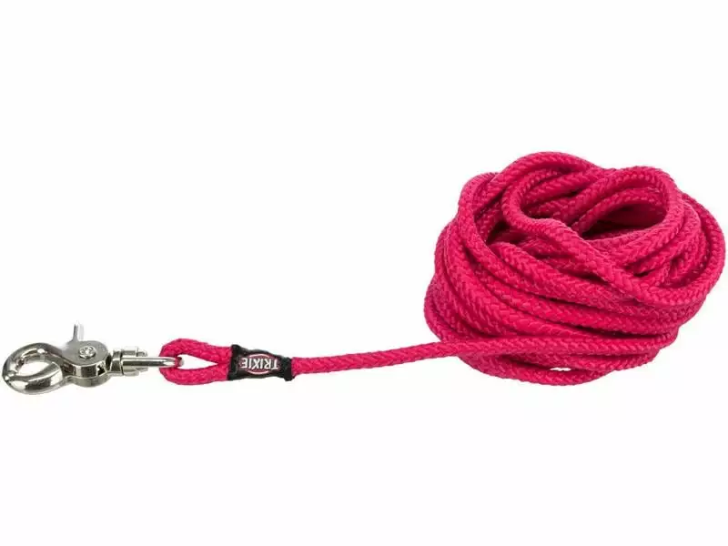 Trixie Schleppleine Trigger Snap Fuchsia, ø 6 mm / 15 m 1 Trixie Schleppleine Trigger Snap Fuchsia, ø 6 mm / 15 m