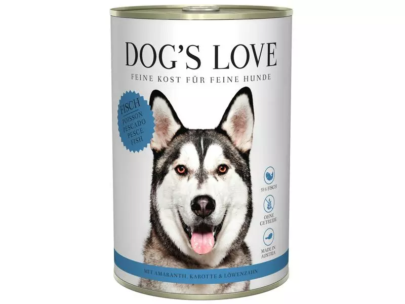 Dog's Love Nassfutter Adult Fisch, 400 g 1 Dog's Love Nassfutter Adult Fisch, 400 g
