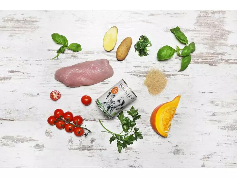 Dog's Love Nassfutter BIO Adult Truthahn, 200 g 2 Dog's Love Nassfutter BIO Adult Truthahn, 200 g - Image 2