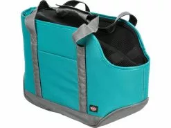 Trixie Tiertransport-Tasche Alea, bis 6 kg, Petrol/ Grau