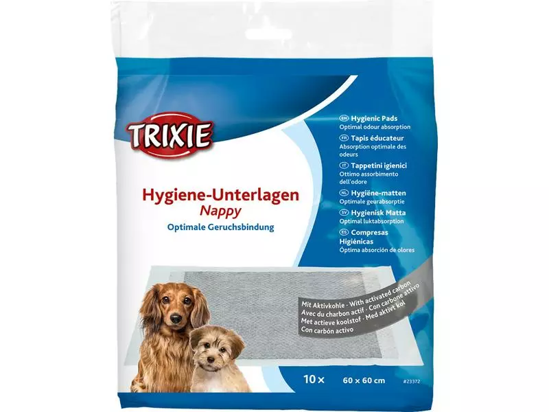 Trixie Hygiene-Unterlage Nappy mit Aktivkohle 1 Trixie Hygiene-Unterlage Nappy mit Aktivkohle
