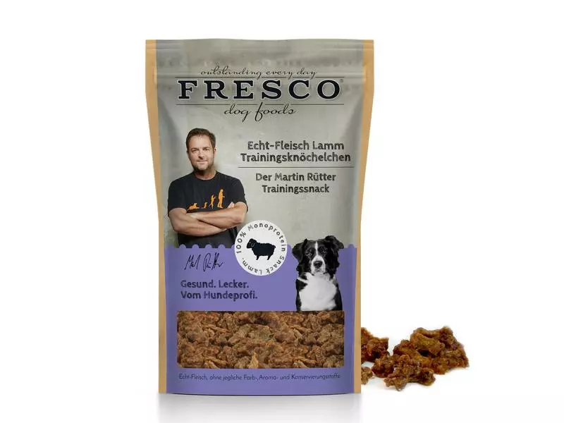 FRESCO Leckerli Martin Rütter Trainingsknöchelchen Lamm, 150 g 2 FRESCO Leckerli Martin Rütter Trainingsknöchelchen Lamm, 150 g - Image 2