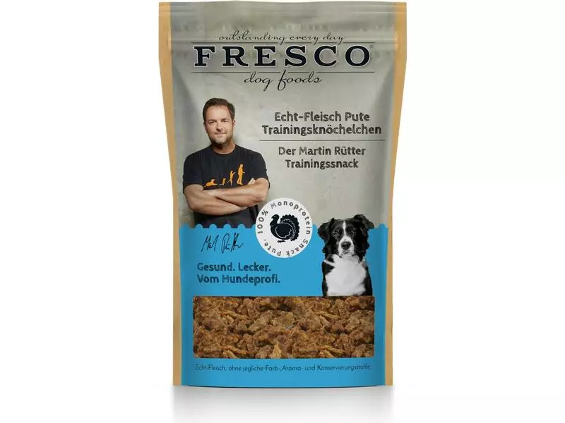 FRESCO Leckerli Martin Rütter Trainingsknöchelchen Pute, 150 g 1 FRESCO Leckerli Martin Rütter Trainingsknöchelchen Pute, 150 g