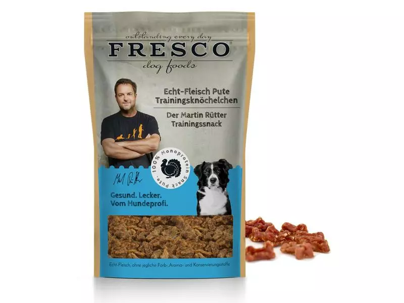 FRESCO Leckerli Martin Rütter Trainingsknöchelchen Pute, 150 g 2 FRESCO Leckerli Martin Rütter Trainingsknöchelchen Pute, 150 g - Image 2