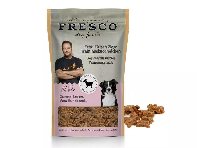 FRESCO Leckerli Martin Rütter Trainingsknöchelchen Ziege, 150 g 2 FRESCO Leckerli Martin Rütter Trainingsknöchelchen Ziege, 150 g - Image 2