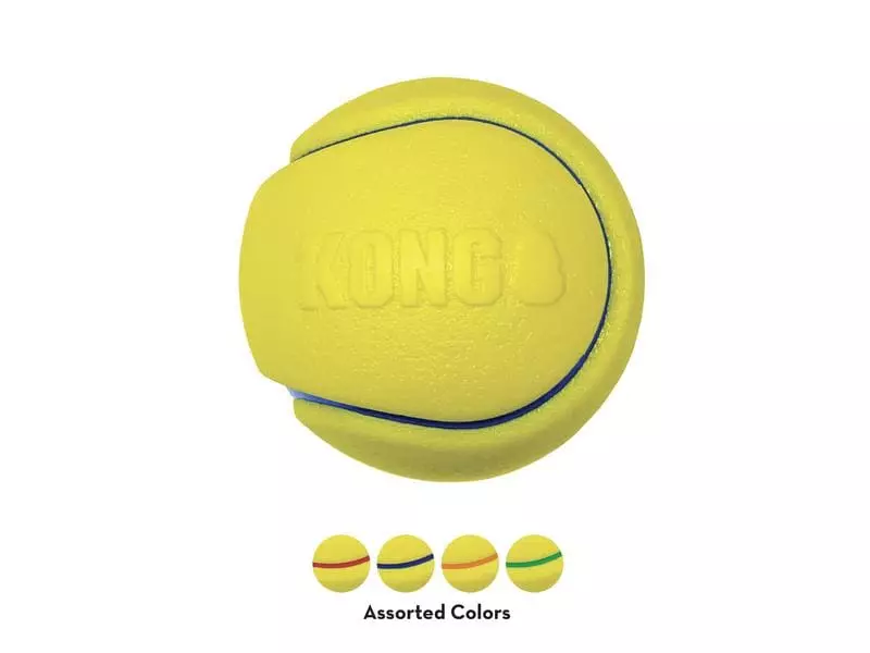 Kong Hunde-Spielzeug Squeezz Tennis Set Ø 8.3 cm, assortiert 2 Kong Hunde-Spielzeug Squeezz Tennis Set Ø 8.3 cm, assortiert - Image 2