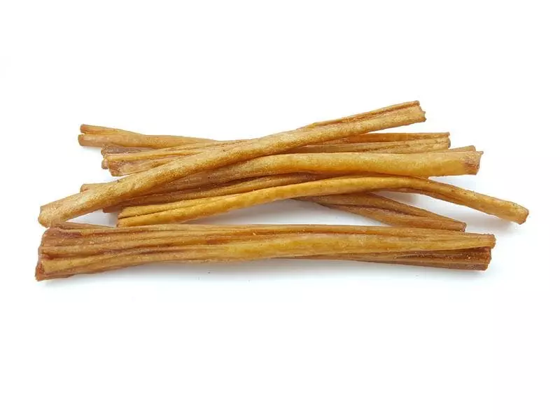 DeliBest Kausnack Light Lammhaut Sticks, 150 g 2 DeliBest Kausnack Light Lammhaut Sticks, 150 g - Image 2