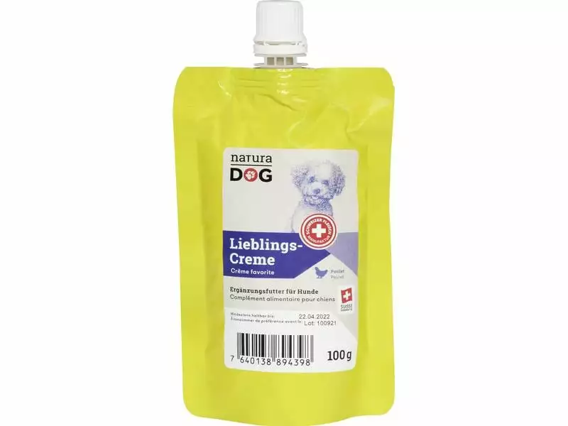 NaturaDog Leckerli Lieblingscreme Poulet, Multipack, 5 x 100 g 2 NaturaDog Leckerli Lieblingscreme Poulet, Multipack, 5 x 100 g - Image 2