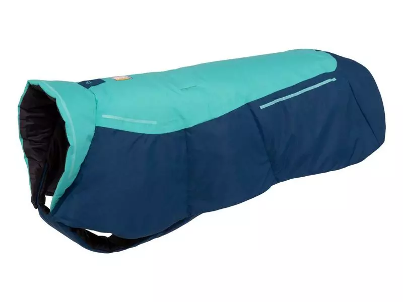 Ruffwear Wintermantel Vert, M, Aurora Teal 3 Ruffwear Wintermantel Vert, M, Aurora Teal - Image 3