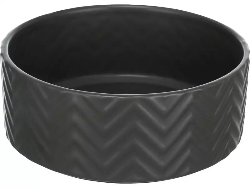 Trixie Keramiknapf ø 16 cm, 0.9 l, Schwarz 1 Trixie Keramiknapf ø 16 cm, 0.9 l, Schwarz