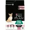 Purina Pro Plan Trockenfutter Small & Mini Adult Sensitive Skin, Lachs, 3 kg