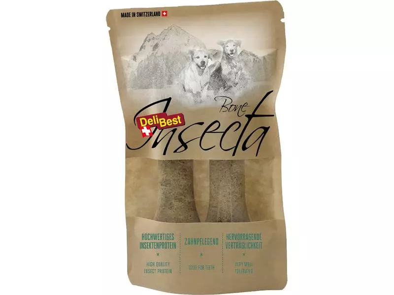 DeliBest Kausnack InsectaBone Small, 2 x 60 g 1 DeliBest Kausnack InsectaBone Small, 2 x 60 g