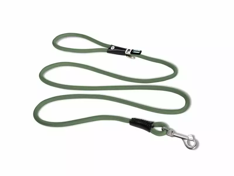 Curli Hundeleine Stretch Comfort ø 8 mm / 1.8 m, Moss 1 Curli Hundeleine Stretch Comfort ø 8 mm / 1.8 m, Moss