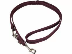 Grossenbacher Hundeleine 180 cm, 25 mm, Schwarz/Bordeaux