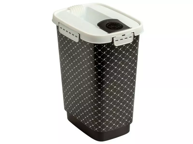 Rotho Tierfutterbehälter Flo, 4.1 l, Schwarz / Weiss 1 Rotho Tierfutterbehälter Flo, 4.1 l, Schwarz / Weiss