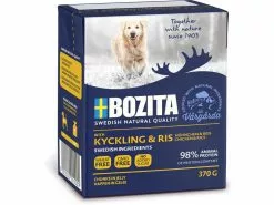 Bozita Nassfutter Häppchen in Gelée Hühnchen & Reis, 370 g