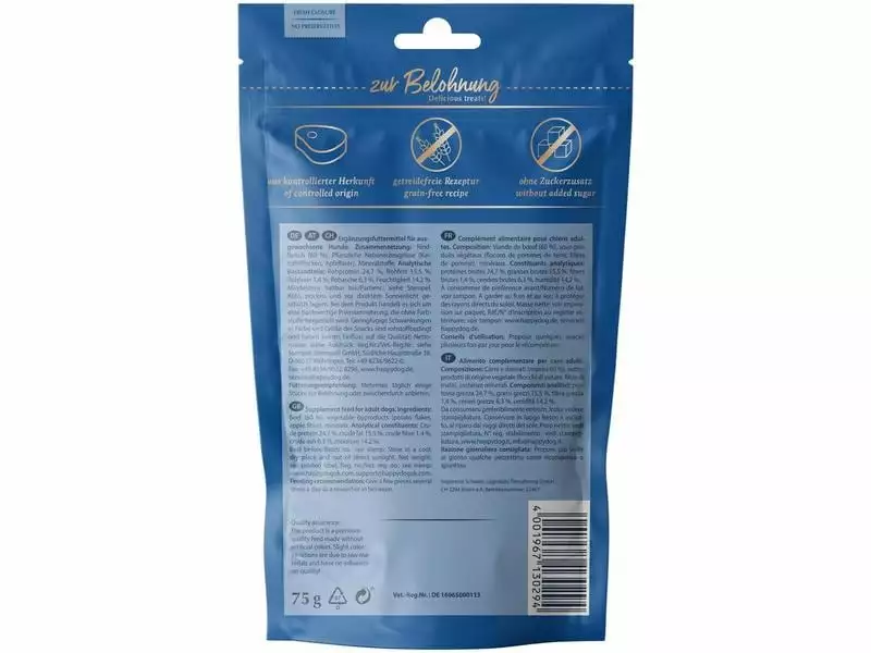Happy Dog Leckerli Meat Snack Allgäu, 75 g 2 Happy Dog Leckerli Meat Snack Allgäu, 75 g - Image 2