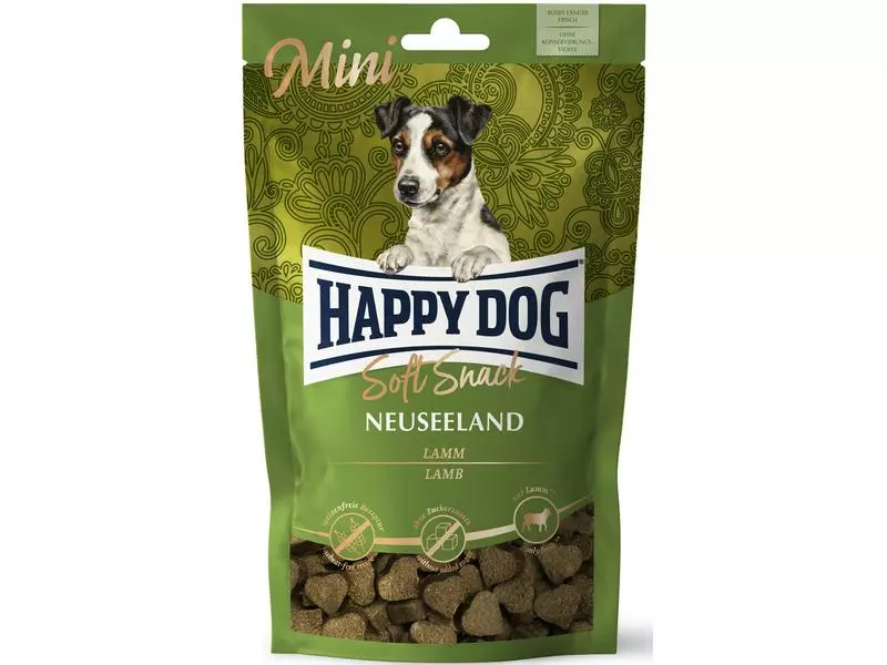 Happy Dog Leckerli Soft Snack Mini Neuseeland, 100 g 1 Happy Dog Leckerli Soft Snack Mini Neuseeland, 100 g