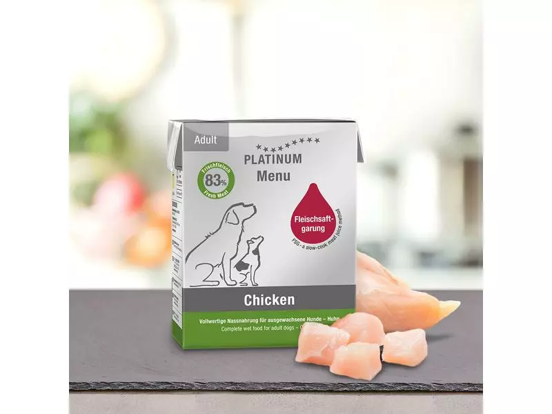 PLATINUM Nassfutter Adult Menu Huhn, 12 x 375 g 2 PLATINUM Nassfutter Adult Menu Huhn, 12 x 375 g - Image 2
