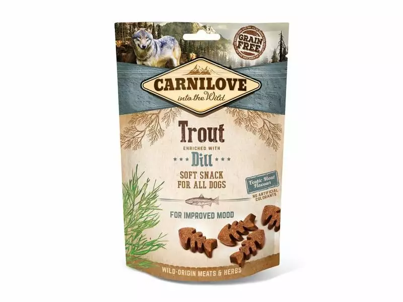 Carnilove Snack Adult Soft Forelle & Dill, 200 g 1 Carnilove Snack Adult Soft Forelle & Dill, 200 g