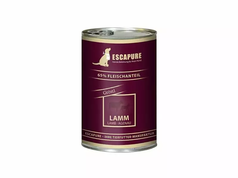 Escapure Nassfutter Lamm Gröstl, 400 g 1 Escapure Nassfutter Lamm Gröstl, 400 g