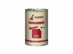 Escapure Nassfutter BIO Rinder Gulasch, 400 g