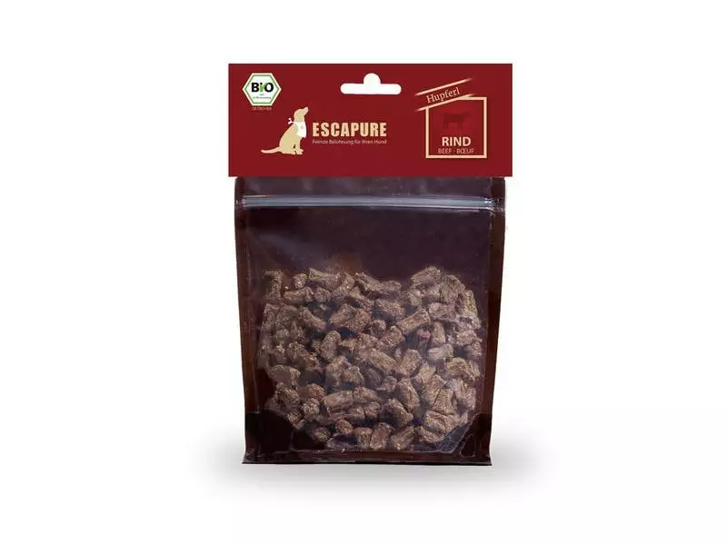 Escapure Leckerli BIO Rinder Hupferl 150 g 1 Escapure Leckerli BIO Rinder Hupferl 150 g