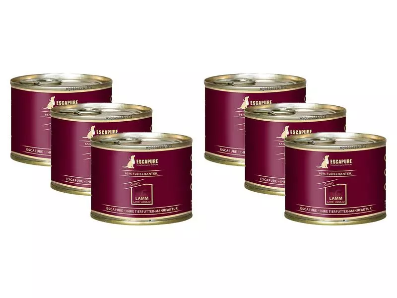 Escapure Nassfutter Lamm Gröstl, 6 x 200 g 1 Escapure Nassfutter Lamm Gröstl, 6 x 200 g