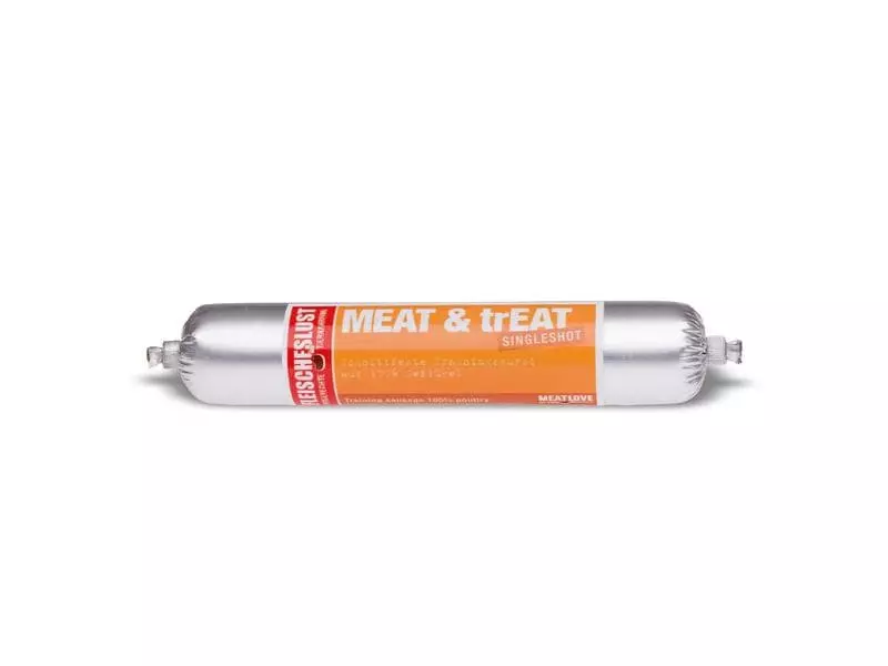 Fleischeslust Leckerli Meat & Treat Singleshot Geflügel, 80 g 1 Fleischeslust Leckerli Meat & Treat Singleshot Geflügel, 80 g