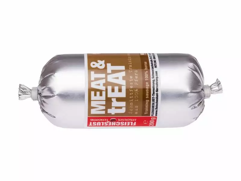 Fleischeslust Leckerli Meat & Treat Pferd, 200 g 1 Fleischeslust Leckerli Meat & Treat Pferd, 200 g