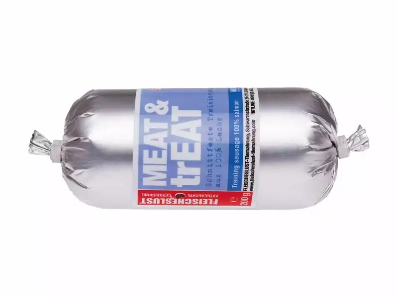 Fleischeslust Leckerli Meat & Treat Lachs, 200 g 1 Fleischeslust Leckerli Meat & Treat Lachs, 200 g