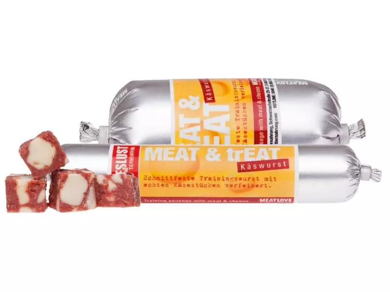 Fleischeslust Leckerli Meat & Treat Käswurst, 200 g 2 Fleischeslust Leckerli Meat & Treat Käswurst, 200 g - Image 2
