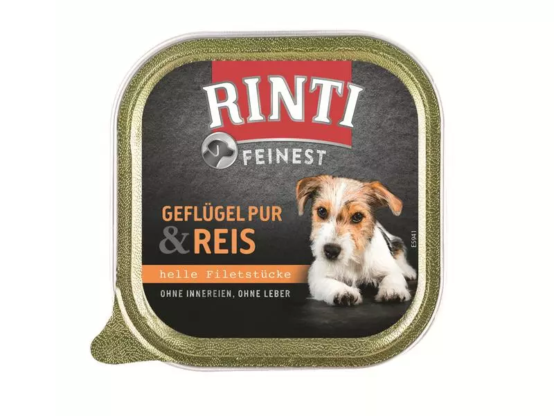 Rinti Nassfutter Feinest Geflügel Pur & Reis, 11 x 150 g 2 Rinti Nassfutter Feinest Geflügel Pur & Reis, 11 x 150 g - Image 2